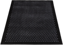 Floormat Polyamide, 130X90 Cm, Dot Design Home Textiles Rugs & Carpets Door Mats Black Tica Copenhagen