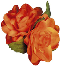Hårspänne med Orange Blomma
