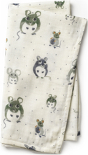 Bamboo Muslin Blanke - Forest Mouse Baby & Maternity Baby Sleep Muslins Muslin Blankets White Elodie Details