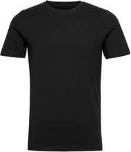 Jjeorganic Basic Tee Ss O-Neck T-shirts Short-sleeved Svart Jack & J S*Betinget Tilbud