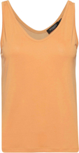 Slcolumbine Tank Top T-shirts & Tops Sleeveless Oransje Soaked In Luxury*Betinget Tilbud