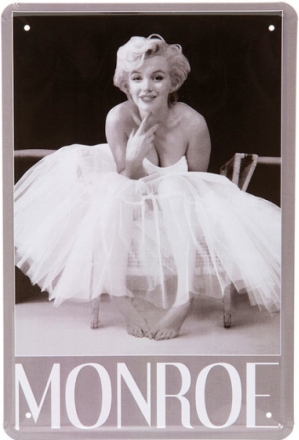 Beautiful Marilyn Monroe - metallskylt 30x20 cm