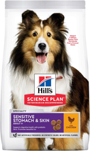 Hill's Science Plan Adult 1 + Sensitive Stomach & Skin Medium mit Huhn - 2,5 kg