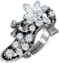 Fancy Lady Shoe - Silverfärgad Ring