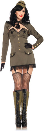 Pin Up Army Girl - Komplett Kostym