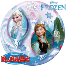 Bubble Balloon med bild av Elsa och Anna - Frost - Disney Frozen