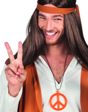 Peace - Orange Hippiesmykke
