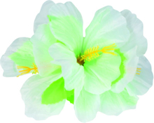 Fint Hårspänne med Vit Hawaii-Blomma
