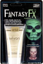 Fantasy F-X Makeup - Water Based 30 ml - Mehron Ansikt og Kroppsminke som LYSER I MØRKET