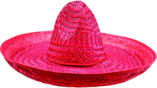 Sombrero Stråhatt i Röd 47 cm