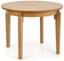 Daly runt förlängningsbart matbord i ek Ø100-200 cm