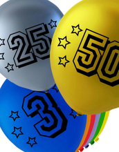 Ballonger med Siffror - KLICKA OCH VÄLJ