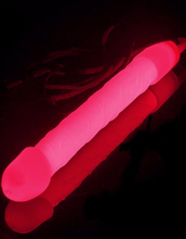 Rosa Dick Glow Stick med Snöre 15 cm