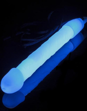Blå Dick Glow Stick med Snöre 15 cm
