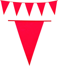 Röd Banner med Stora Vimpel Flaggor 10 meter