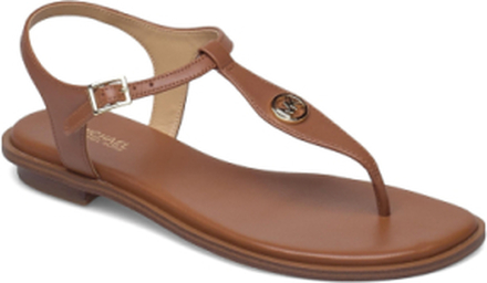 Mallory Thong Shoes Summer Shoes Sandals Brun Michael Kors*Betinget Tilbud