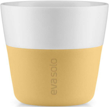 2 Lungo-Krus Golden Sand Home Tableware Cups & Mugs Coffee Cups Yellow Eva Solo