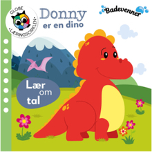 Dinoen Donny Badebog Toys Kids Books Baby Books Multi/mønstret GLOBE*Betinget Tilbud