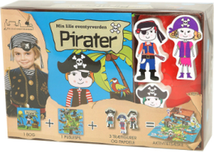 Pirater Min Lille Eventyrverden Toys Kids Books Story Books Classic Puzzles Multi/mønstret GLOBE*Betinget Tilbud