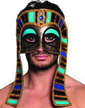 Farao/Egyptisk Mask Pyntad med Pärlor