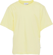 Our Asta Big Tee Tops T-shirts Short-sleeved Yellow Grunt