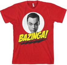 Bazinga! The Big Bang Theory - Röd Unisex T-shirt