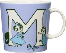 Moomin Mug 04L Abc M Home Tableware Cups & Mugs Coffee Cups Purple Arabia