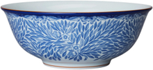 "Ostindia Floris Salad Bowl 24L Home Tableware Bowls Breakfast Bowls Blue Rörstrand"