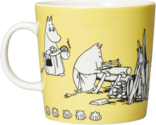 Moomin Mug 04L Home Tableware Cups & Mugs Coffee Cups Yellow Arabia