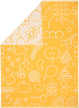 Otc Blanket 180X130Cm Frutta Home Textiles Cushions & Blankets Blankets & Throws Yellow Iittala