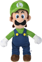 Super Mario Luigi Plush, Jumbo Toys Soft Toys Stuffed Toys Multi/patterned Super Mario