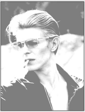 David Bowie Wild Profile Framed Women's T-Shirt - Grey - XS