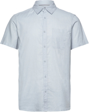 Inglow Tops Shirts Short-sleeved Blue INDICODE