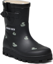 Rd Rubber Classic Duck Kids Shoes Rubberboots High Rubberboots Black Rubber Duck