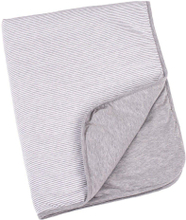 Doomoo Polstret tæppe - stribet grå