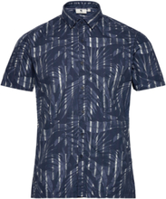 Men`s Shirt Ss Tops Shirts Short-sleeved Navy Garcia