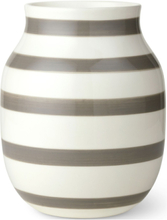 "Omaggio Vase H20 Cm Varm Grå Home Decoration Vases Big Vases Grey Kähler"