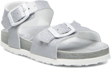 Sl Dolphin Jelly Patent Silver Shoes Summer Shoes Sandals Sølv Scholl*Betinget Tilbud