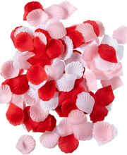 150 stk Roseblader i Hvit, Rosa og Rød