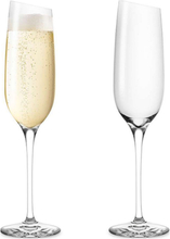 2 Pk. Vinglas Champagne Home Tableware Glass Champagne Glass Nude Eva Solo