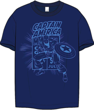 Blå Marvel’s Captain America Unisex T-shirt
