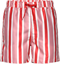 "Swimwear Recycled Polyester Badeshorts Red Resteröds"