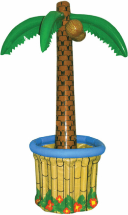 170 cm Oppblåsbar Palme med Kokosnøtter og Kjølebasseng