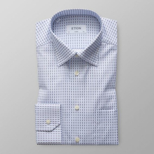 Eton Classic fit Skjorta med mönster av tennisracketar