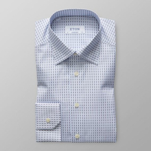 Eton Contemporary fit Skjorta med mönster av tennisracketar