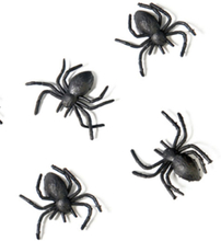 10 stk Edderkopper for Dekorasjon 3x3 cm