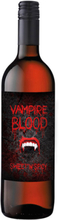10 stk Flasketiketter - Vampire Blood 12,5x9,5