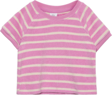 Toddler Towel Terry Top T-shirts Short-sleeved Rosa GAP*Betinget Tilbud