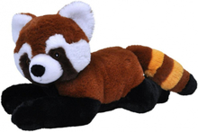 Wild Republic knuffel rode panda junior 30 cm pluche rood