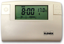 ELEWEX Cronotermostato digitale LCD programmabile 7gg termostato Bianco CT200